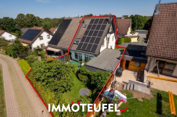 Familienglück in ruhiger Lage–Doppelhaushälfte, Photovoltaik und herrlichem Feldrandblick