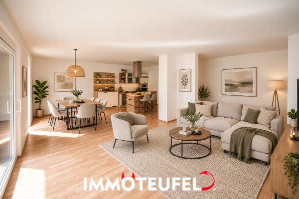 Komfortables Wohnen am Kapellenberg – 4 Räume, Garten, Terrasse, Einbauküche & Tiefgarage